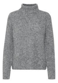 MEENA ROLLNECK - Pullover - iron grey melange