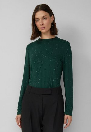 T-shirt à manches longues - tannengrün