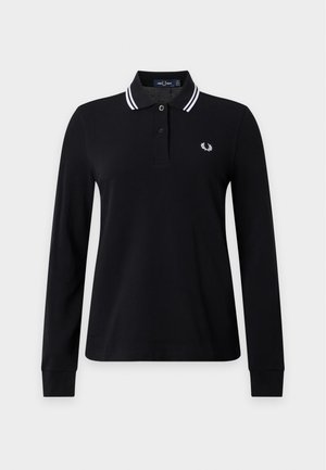 Fred Perry, TWIN TIPPED SHIRT - T-shirt à manches longues - black