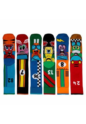 3 PACK MOTTOMOTIVE - Socks - petrol heads
