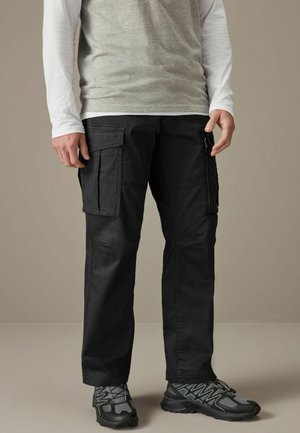 Next STRETCH-REGULAR FIT - Pantaloni cargo - black