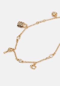 COACH NECKLACE ICONIC MINI CHARM - Necklace - gold-coloured