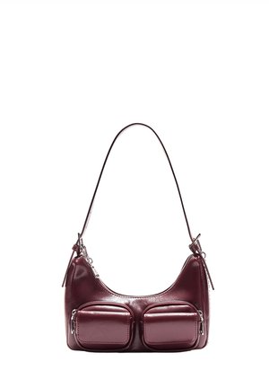 MINI SHOULDER WITH POCKETS - Kabelka - bordeaux