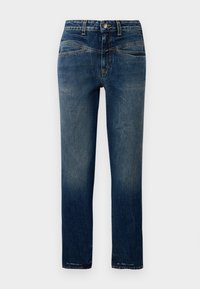 PEDAL PUSHER - Slim fit jeans - dark blue