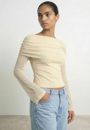 HYPEDROP, LONG SLEEVED TOP HDLEONORA CAPE - Langærmet T-shirt - anise flower