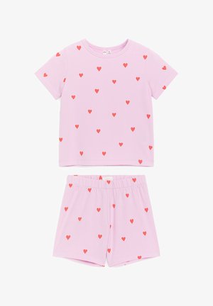 ARKET, UNISEX SET - Pigiama - pink hearts