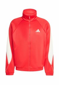 adidas Sportswear M STADIUM TT - Training jacket - pure ruby   off white   crystal linen