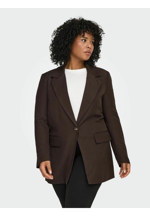 CARTHEA - Halflange jas - black coffee