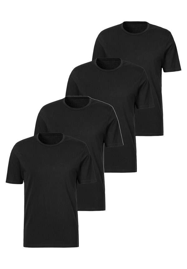 4ER PACK BASIC - Unterhemd/-shirt - schwarz