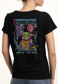 Star Wars STAR WARS: THE MANDALORIAN NEON POSTER - Camiseta estampada - black