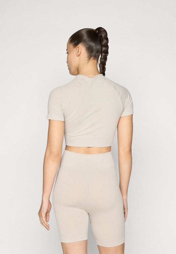 ONPVAX LIFE ON CROP SEAM TOP - Sports T-shirt - nacreous cloud4