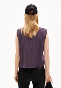 ARMEDANGELS NERAA CRINKLE - Top - blue ash