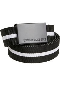 SINGLE - Öv - black/white stripe black