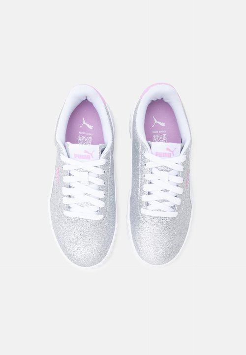 PUMA CARINA 3.0 GLITZ JR UNISEX - Trainers - silver-coloured/white — foto 4