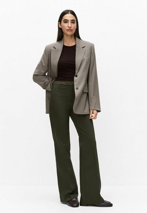 STOCKH LM, DESI FLARE TROUSERS - Stoffhose - dark green