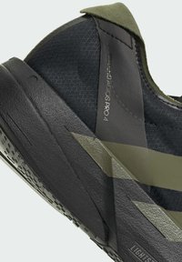 adidas Performance ADIZERO ADIOS PRO 4 - Road running shoes - core black focus olive charcoal