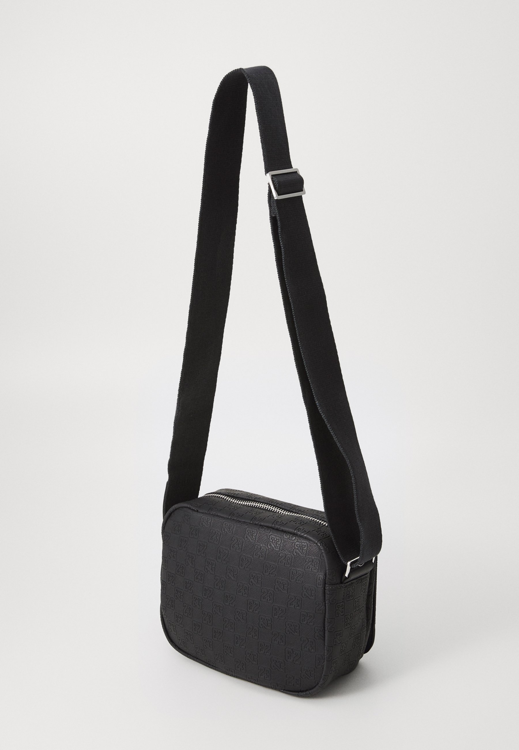 Jordan JAM MONOGRAM MINI MESSENGER BAG - Cross body bag - off noir