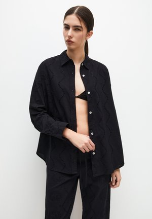 Barbara Kristoffersen Skjorta BK149-9718 - Black Check Print main image 1