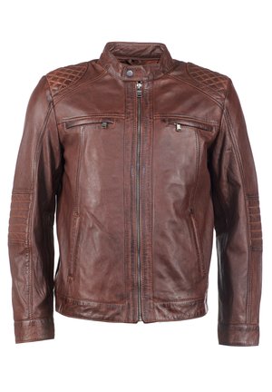 ALURAVE - Lederjacke - tan