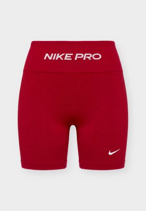 Nike Performance, SHORT - Legíny - tough red/white