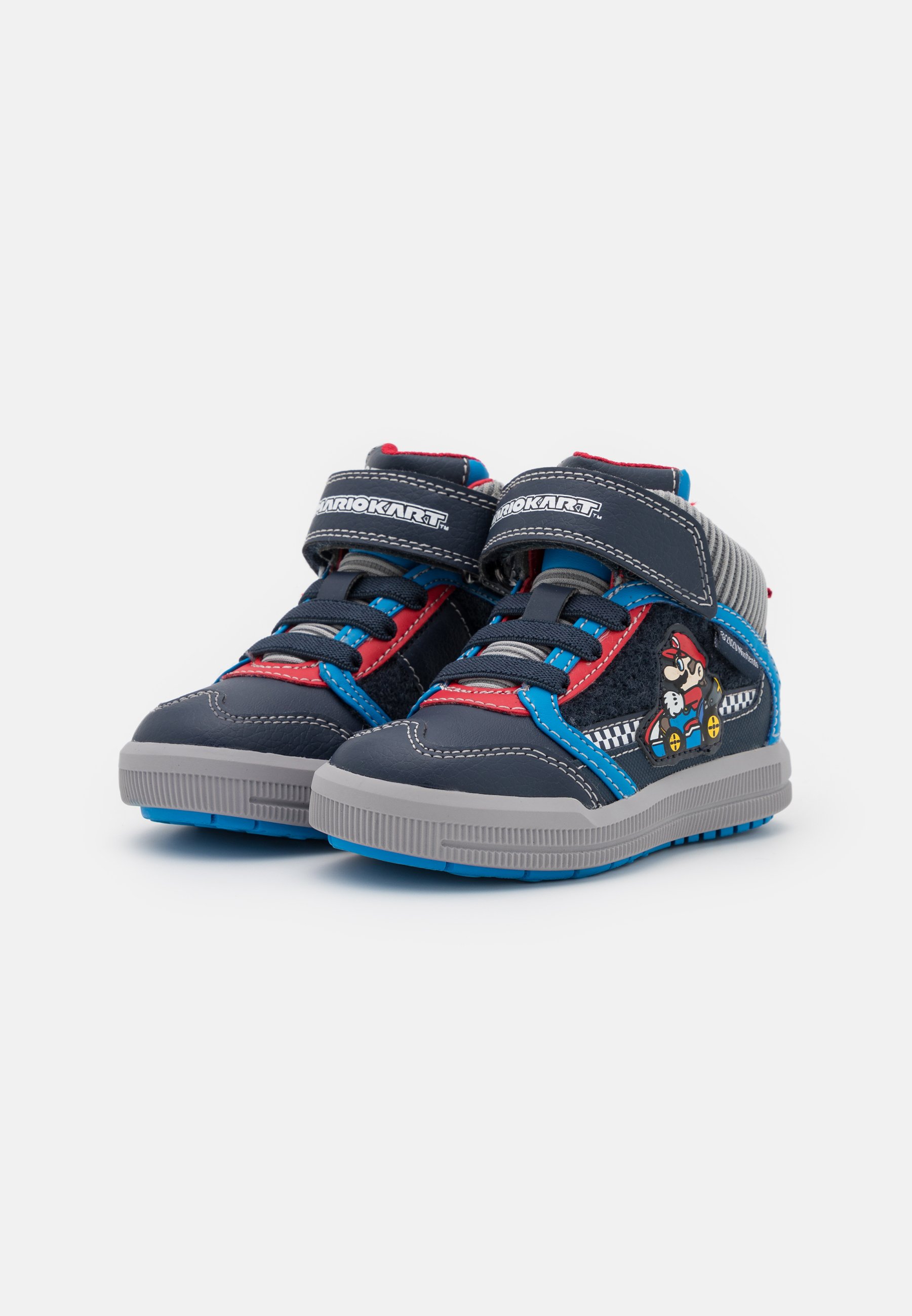 Geox NINTENDO MARIO KART JUNIOR AZACH BOY - Sneakers alte - dark blue/blu  scuro - Zalando.it