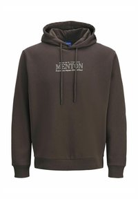 Felpa con cappuccio - chocolate brown