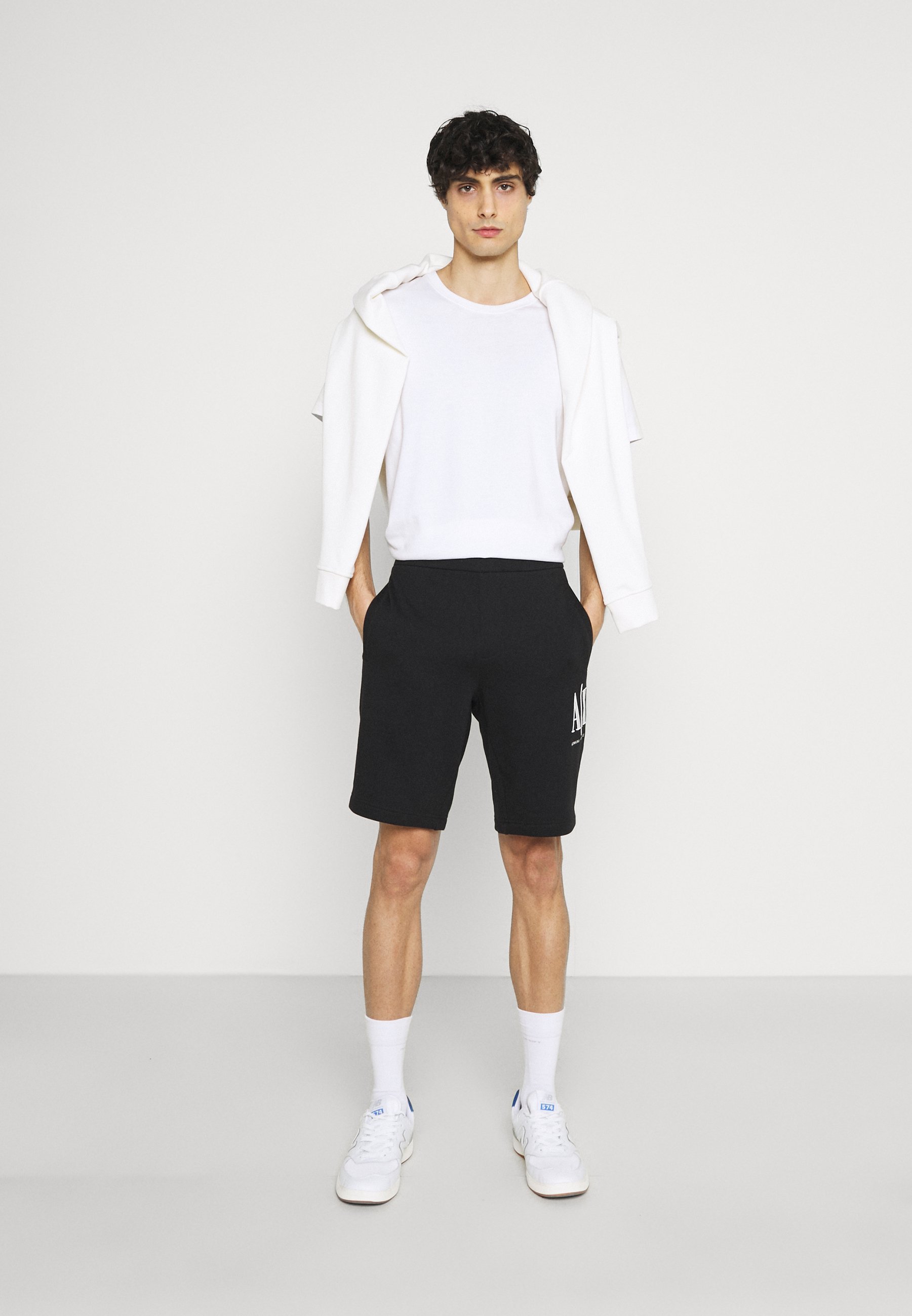 Armani Exchange Shorts - black/nero - Zalando.it