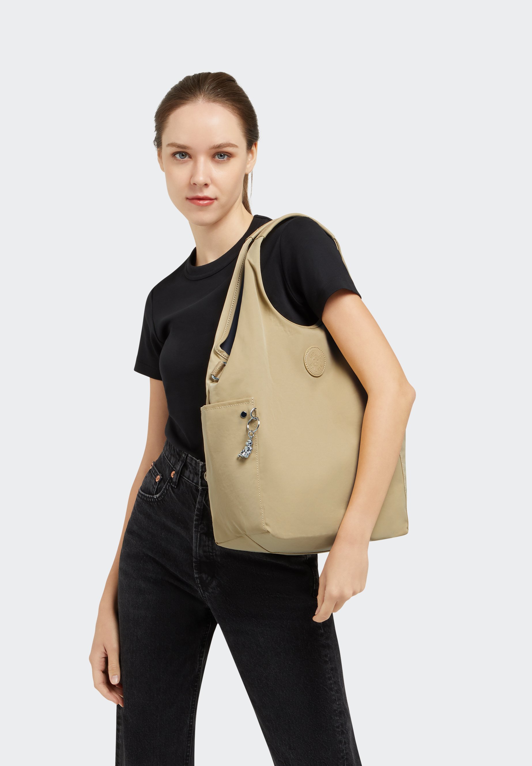 Kipling URBANA - Borsa a mano - cool beige basic eeevated/beige - Zalando.it
