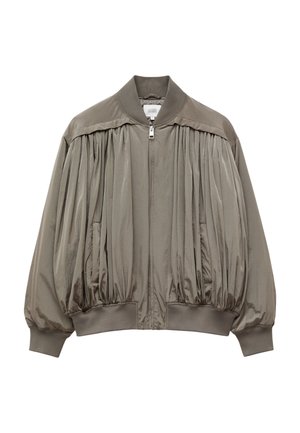 & OTHER STORIES, & OTHER STORIES GATHERED BOMBER JACKET - Blouson Bomber - taupe