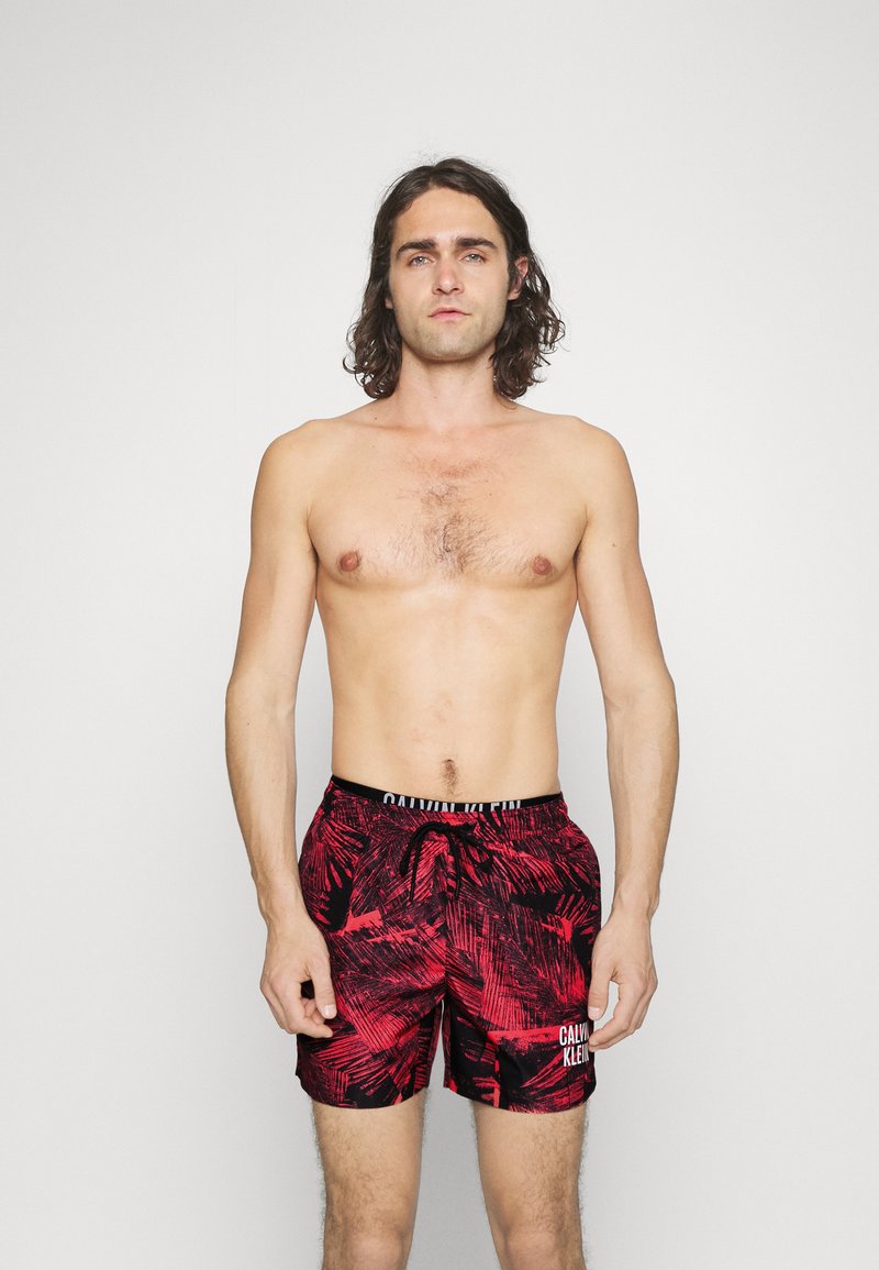 Calvin Klein Swimwear MEDIUM DOUBLE Șorturi de baie palm collage