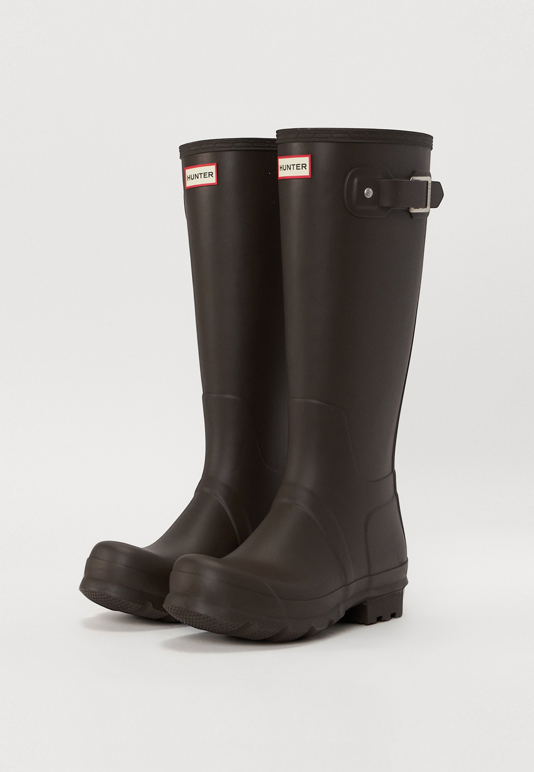 【値下げ】HUNTER original tall chocolate UK5 15487-Galochas-HUNTER-Womens-