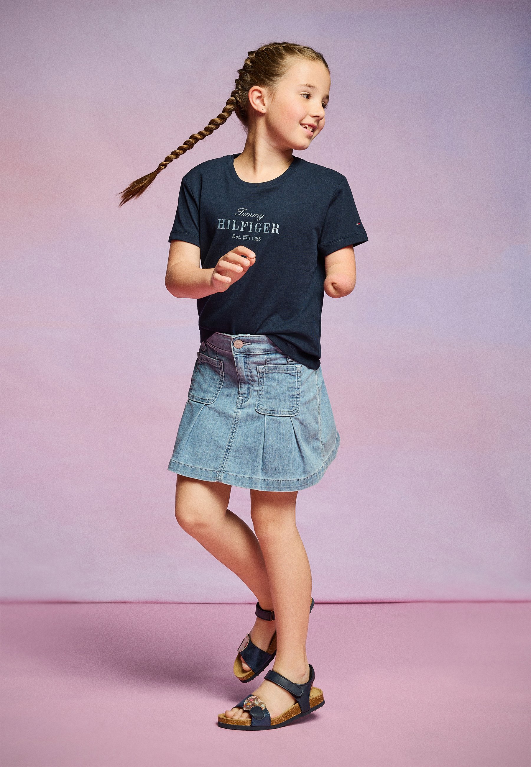 売れ筋商品|||トミー ヒルフィガー Tシャツ レディース トップス SCRIPT TEE - Print T-shirt - dark night navy Tommy Hilfiger SCRIPT TEE UNISEX - T-shirt con stampa - dark