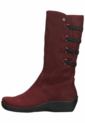 Wedge boots - bordeaux h