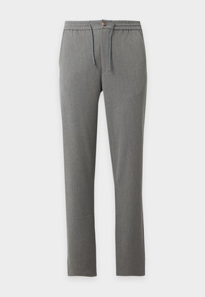 Les Deux, COMO TAPERED DRAWSTRING PANTS - Pantalon classique - grey melange