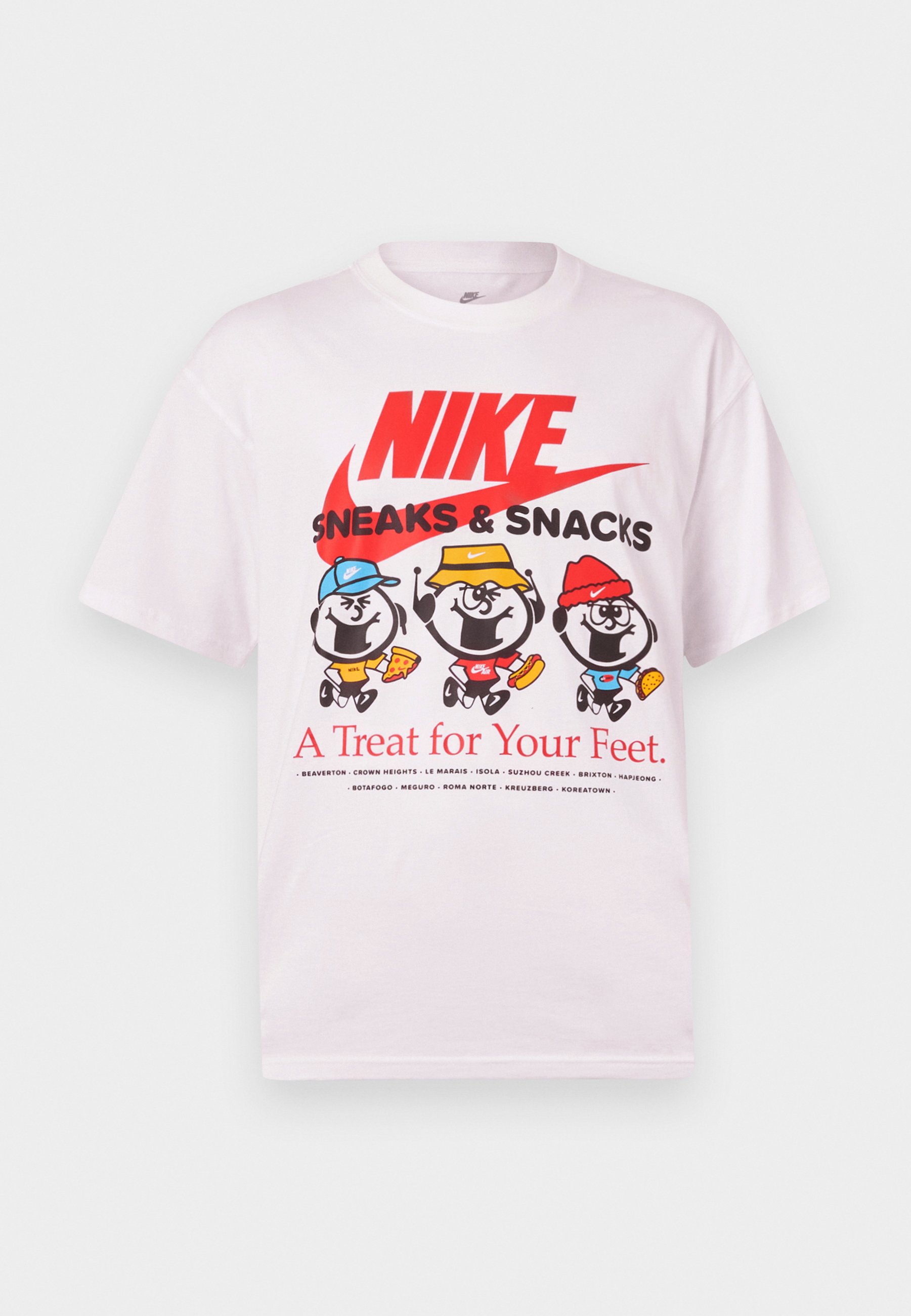Nike Sportswear TEE SOLE FOOD - T-Shirt print - pink foam
