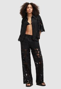 AllSaints CHARLI EMB  - Pantalon classique - black