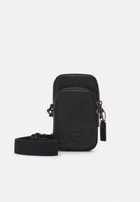 Coach - PHONE CROSSBODY IN CROSSGRAIN UNISEX - Maska za mobitele - black Minijatura 1