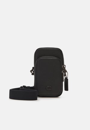 Coach PHONE CROSSBODY IN CROSSGRAIN UNISEX - Tālruņa vāciņš - black