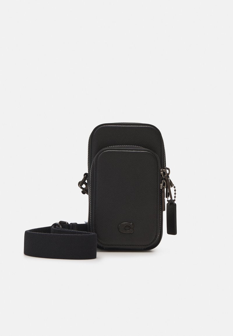 Coach - PHONE CROSSBODY IN CROSSGRAIN UNISEX - Handyhülle - black, Vergrößern