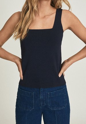 Top - dark blue