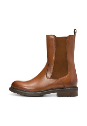 Classic ankle boots - cognac