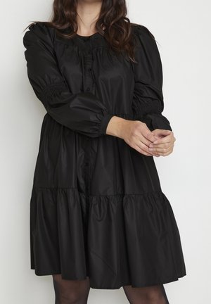 Blusenkleid - mottled black