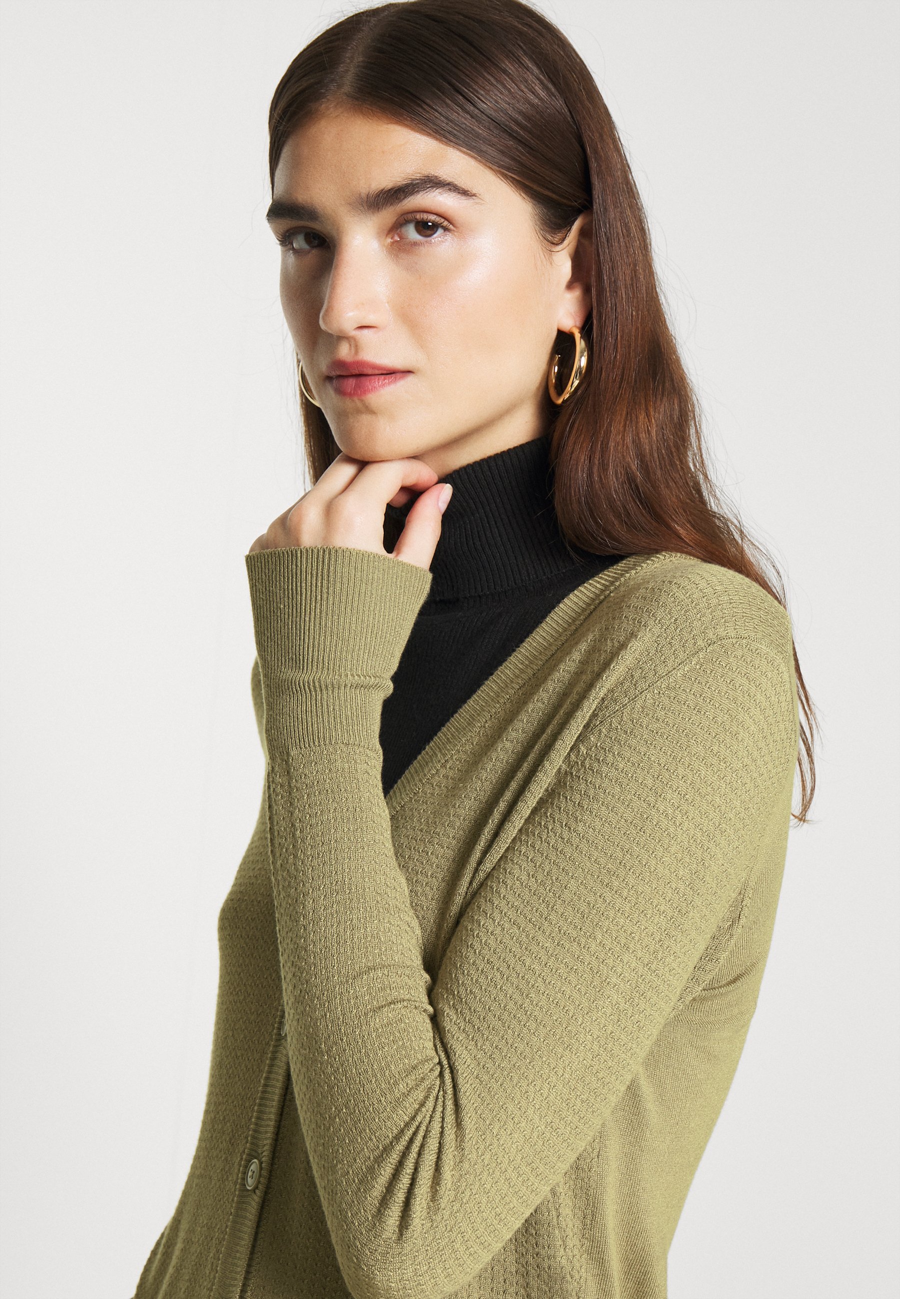 Modström EDDIE CARDIGAN Cardigan light khaki Zalando.no Modström EDDIE CARDIGAN - Cardigan - light khaki