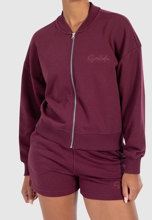Zip-up sweatshirt - dark purple