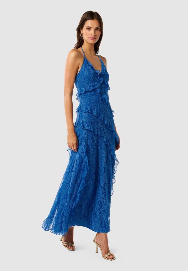 KIMBERLEY RUFFLE MAXI - Cocktail dress / Party dress - intense azure3