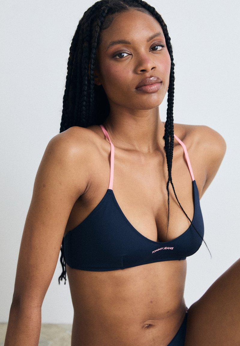 Tommy Jeans LINEAR - Bikinitopp - dark night navy