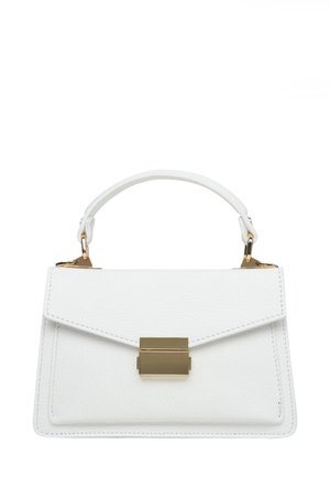 MAŁA TYPU KUFEREK Z WŁOSKIEJ - Handtasche - white