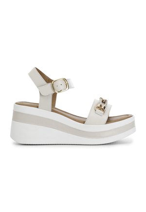 C1XO4000 - Sandali con plateau - panna