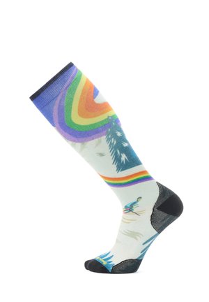 SKI ZERO CUSHION RAINBOW TRAILS PRINT OTC - Calze sportive - laguna blue