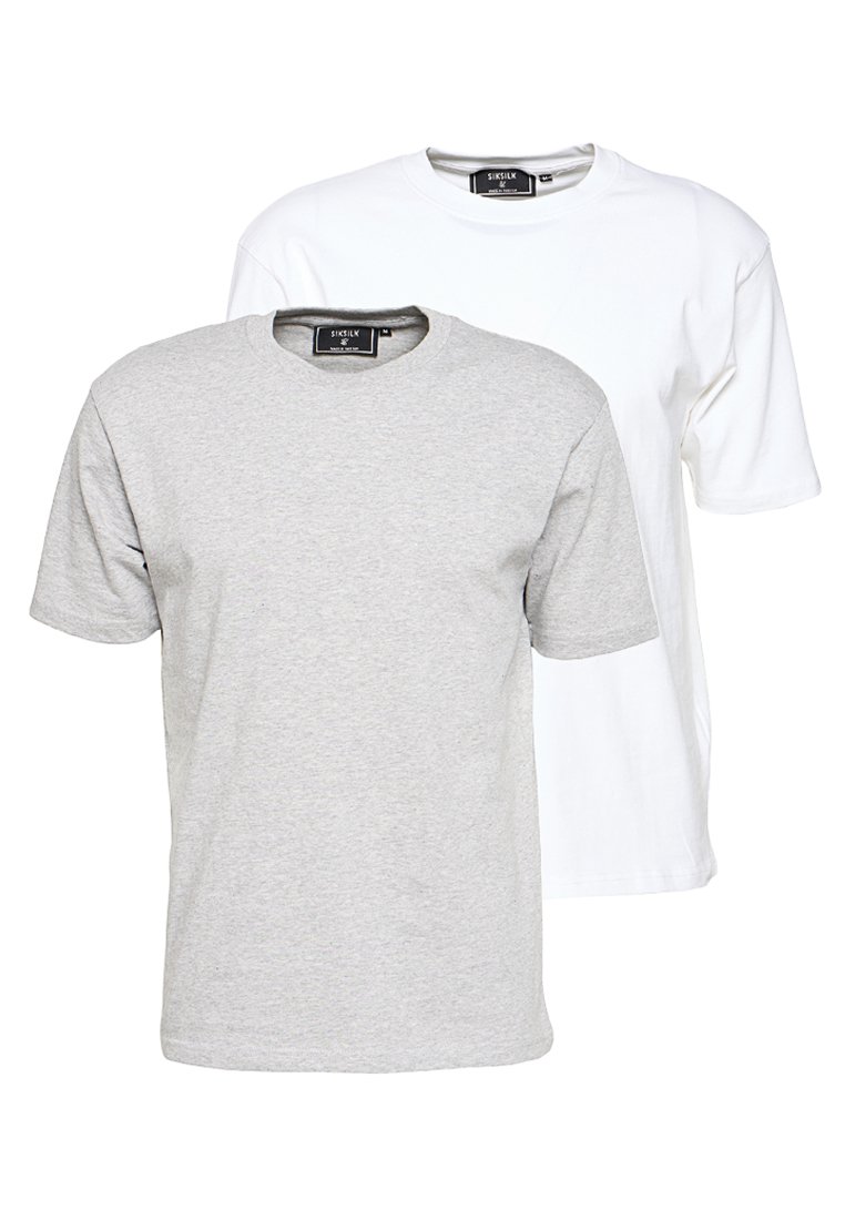 SikSilk T-shirt basic wit SikSilk T-shirt basic wit